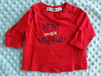 T-shirt manches longues 3 mois