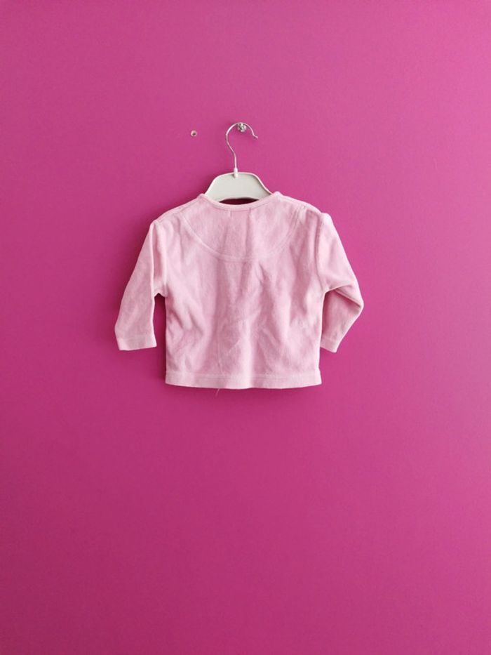 Gilet velours fille babibou taille 3 mois b7 - photo numéro 5