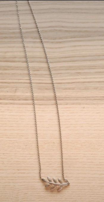 Chaine argent avec pendentif