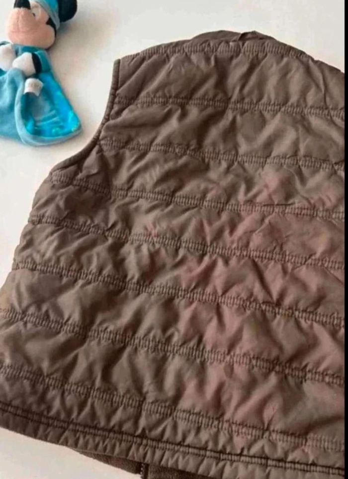 Doudoune manche  courte  taille  8  ans  Marron - photo numéro 2