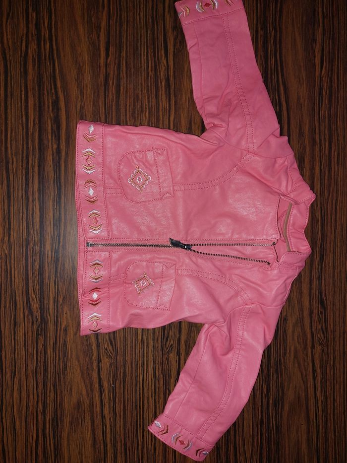 Simili cuir rose