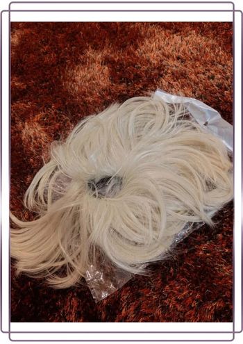 Chouchou cheveux blond