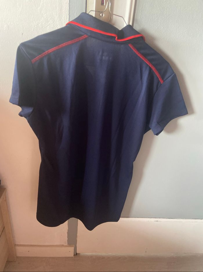 Tee-shirt bleu marine Yonex femme Taille L - photo numéro 3