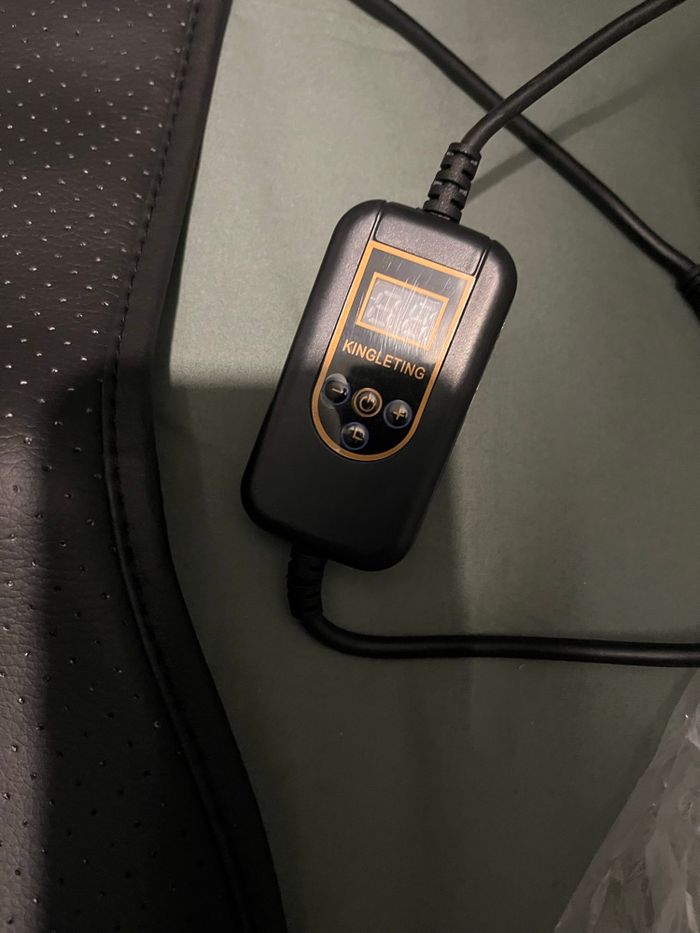 Coussin chauffant pour siège de voiture - photo numéro 2