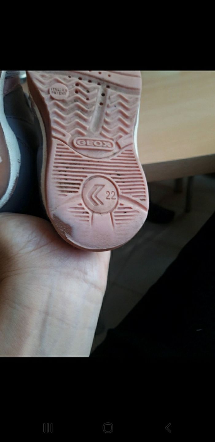 Baskets geox taille 22 - photo numéro 6