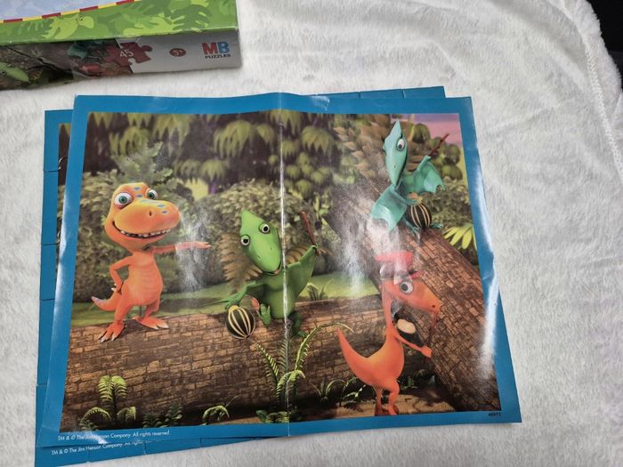 Puzzle complet 45 pièces dinosaures - photo numéro 4