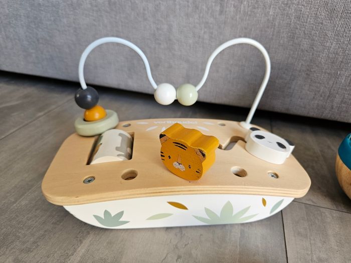 Lot de jouets d'éveils en bois Jabod Djeco vertbaudet lilliputiens - photo numéro 5