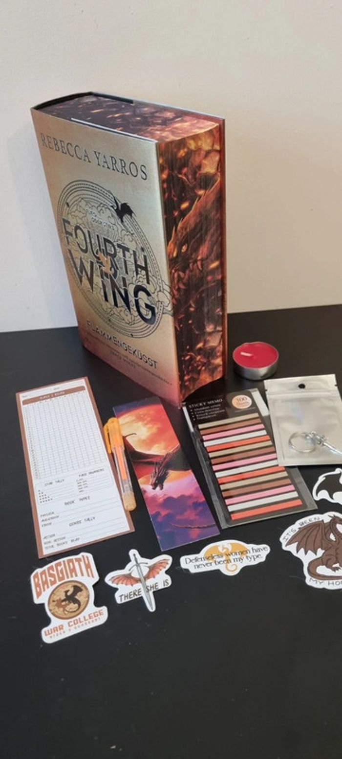Box Fourth Wing Bucherbuchse german limited + Goodies - photo numéro 16