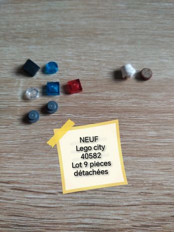 Lego city 40582 lot 9 pièces détachées neuf