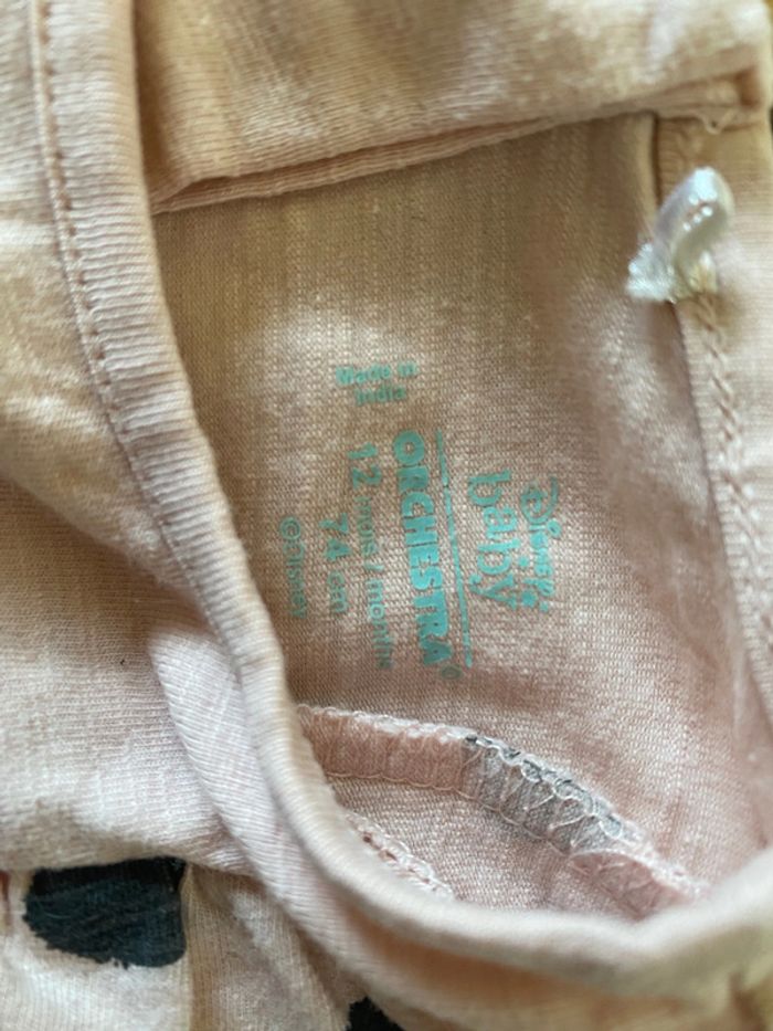 Robe rose pois Disney Marie 12 mois - photo numéro 2