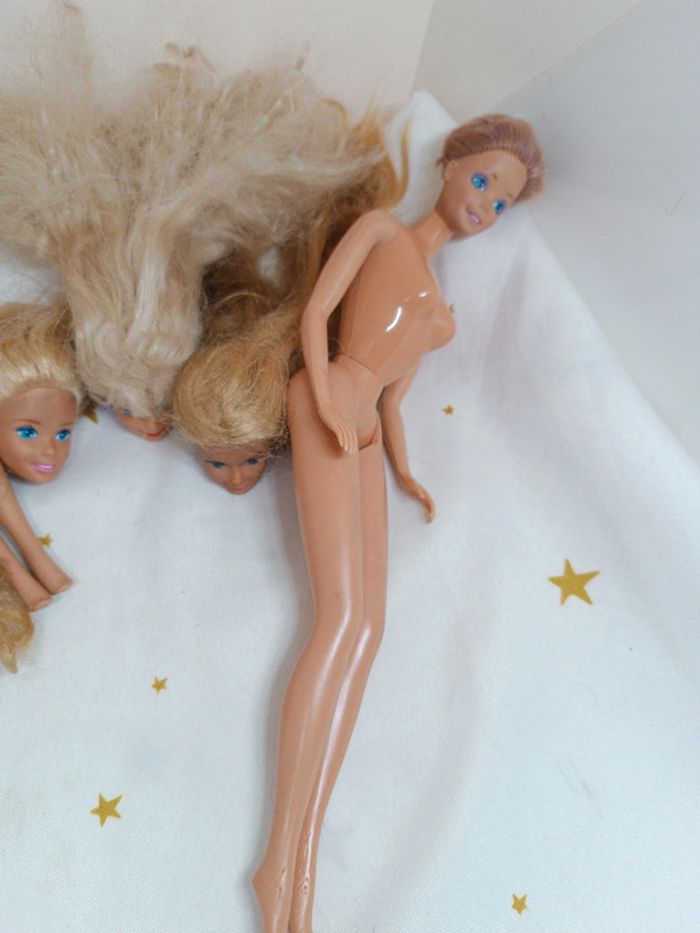 Barbie mattel vintage twist curly curl 1976 malaysia poupée mannequin doll benetton dream superstar - photo numéro 5
