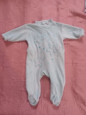 Pyjama velour bébé Taille 3 mois