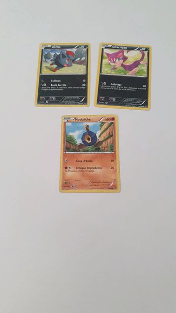 3 cartes Pokemon