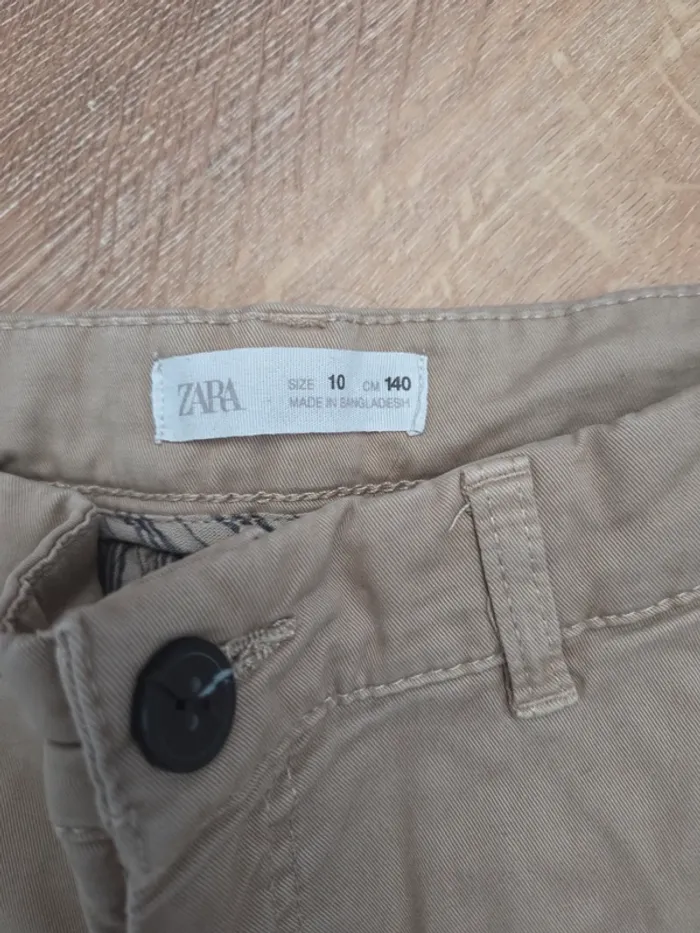 Pantalon chino zara taille 10 ans - photo numéro 3