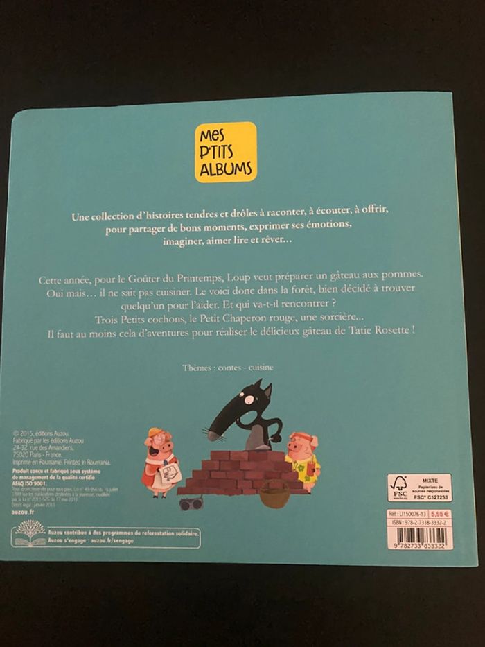 Livre le loup qui découvrait le pays des contes - photo numéro 2