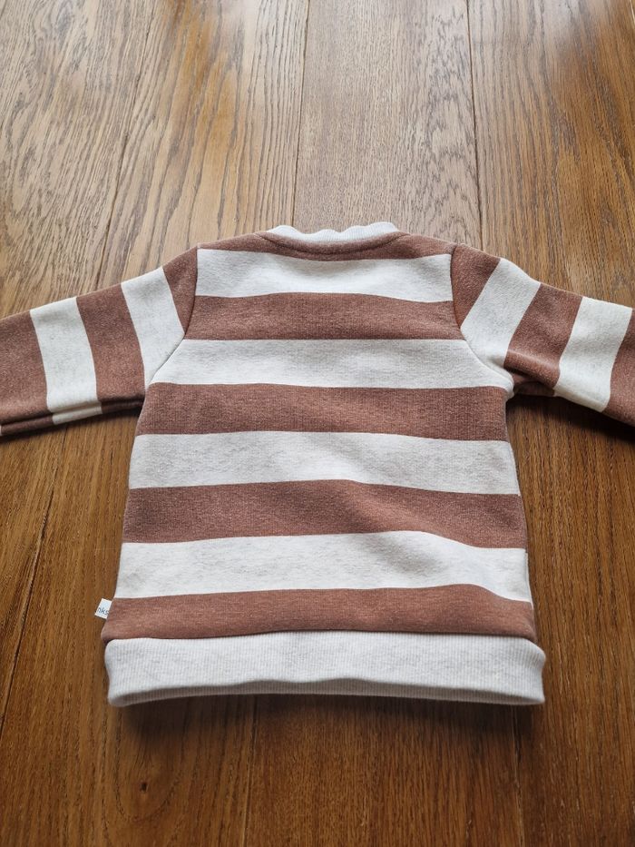 Pull à lignes lion - photo numéro 2