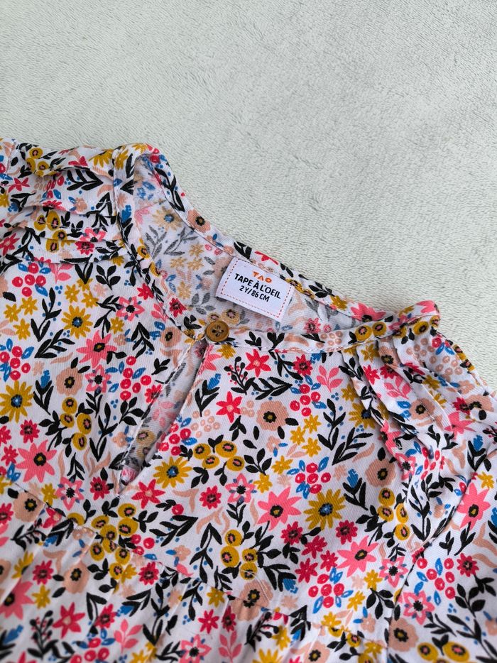 Robe fleurie fille TAO 2 ans - photo numéro 4