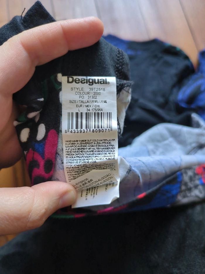 T-shirt Desigual manches longues neuf L femme ase chine Japon - photo numéro 4