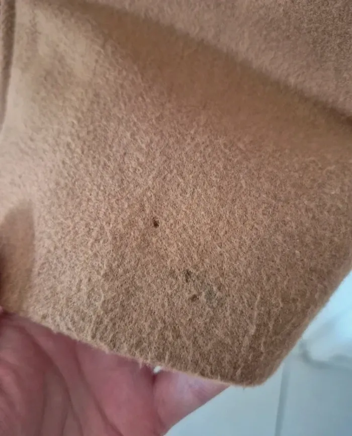 Manteau marron ceinturé avec poches et bouton - photo numéro 9