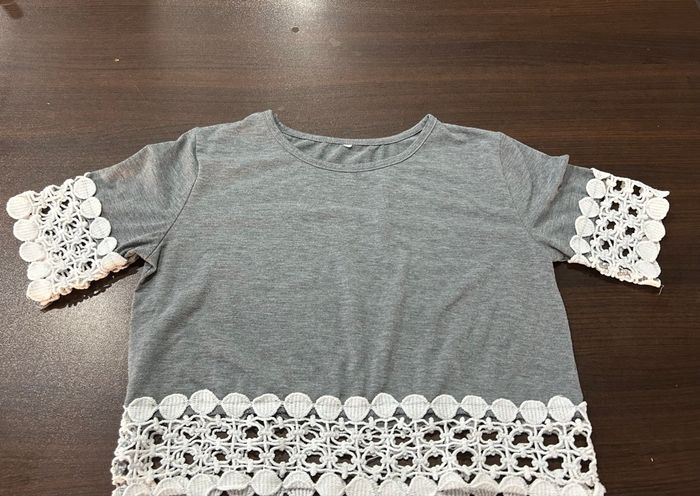 Crop top gris H&M - photo numéro 2