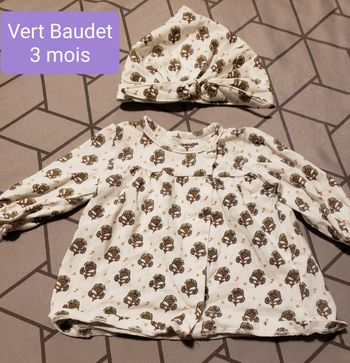 Ensemble haut + bonnet