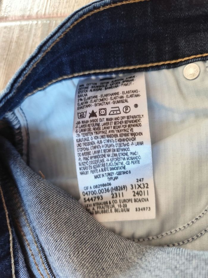 Jeans Levi's femme demi curve  classic t.31 - photo numéro 6