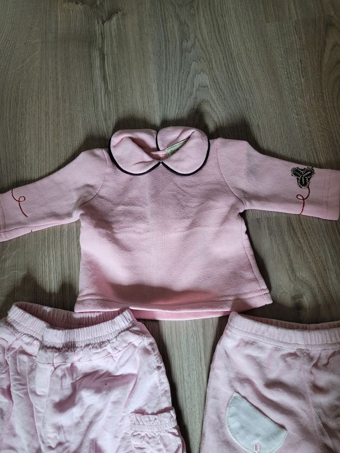 Ensemble rose 3 mois 60 cm - photo numéro 5