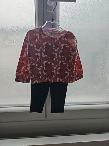 Ensemble bébé fille legging et pull manches longues