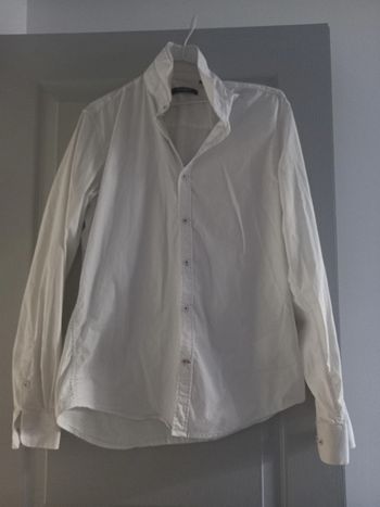 Chemise homme blanche manches longues