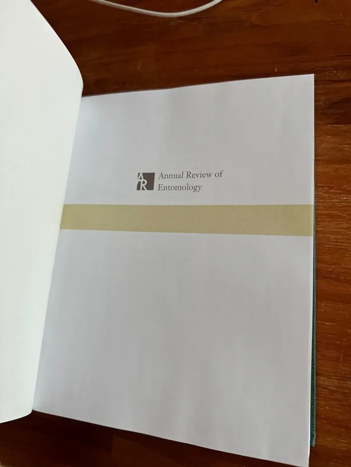 Livre annual review of entomology 2024 - photo numéro 5
