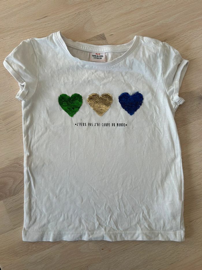 T-shirt coupe du monde 4 ans TAO