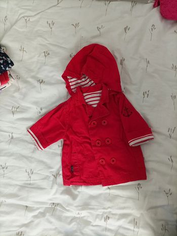 Manteau léger marinière