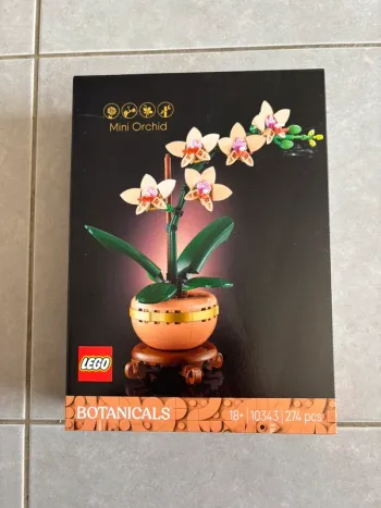 Lego 10343 l’orchidée miniature