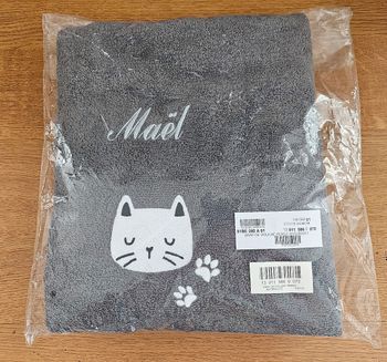 Drap de bain personnalisé