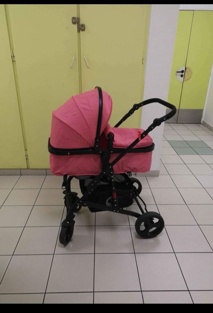 Poussette rose sans cosy - photo numéro 3