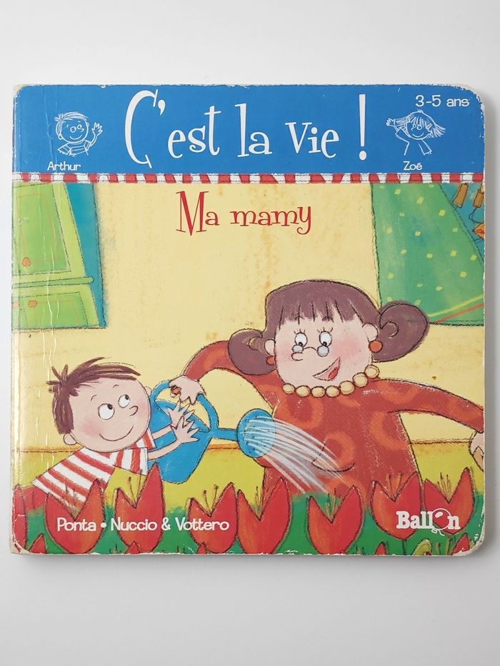 Livre cartonné C'est la vie Ma mamy