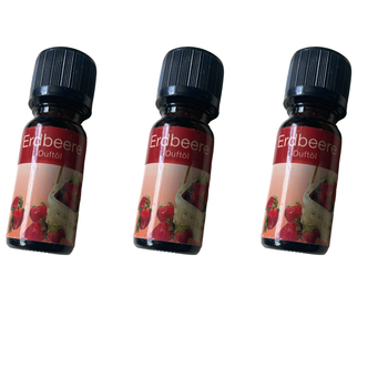 Lot 3 Huiles Erdbeere fraise de 10ml Neuf