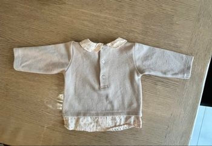 Haut pull chemise 3 mois fille - photo numéro 2