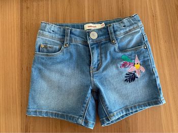 Short brodé Catimini en jean en 4 ans