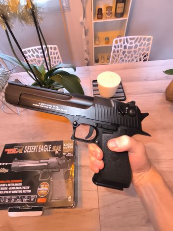 réplique Desert eagle 50ae CO2 culasse métal blowback