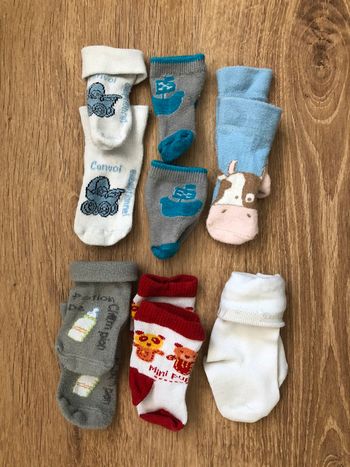 Lot de 6 paires de chaussettes t14