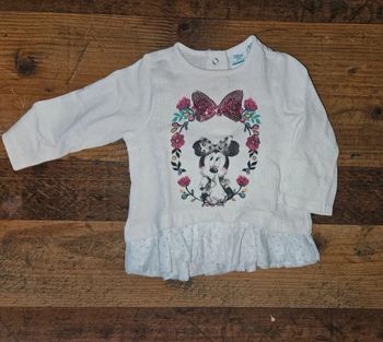 Jolie Pull Minnie 6 mois bébé fille
