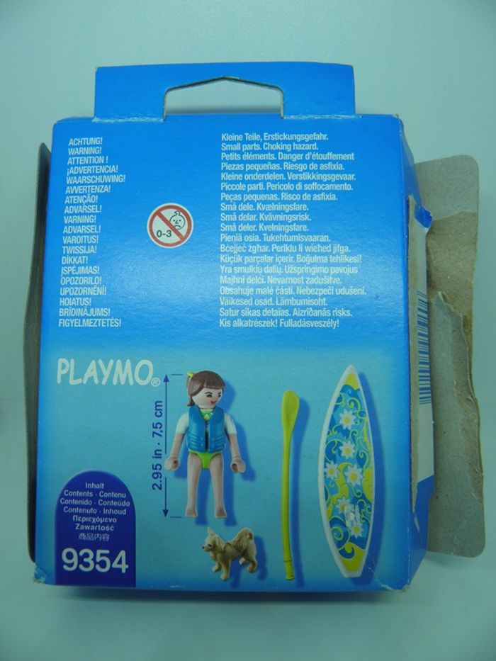 Playmobil 9354 Sportive avec Paddle complet + boîte - photo numéro 4