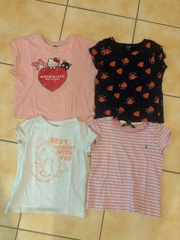 Lot de 4 t-shirt 6 ans 