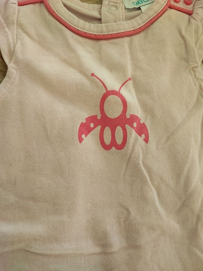 Combinaison été rose obaibi 6 mois - photo numéro 3