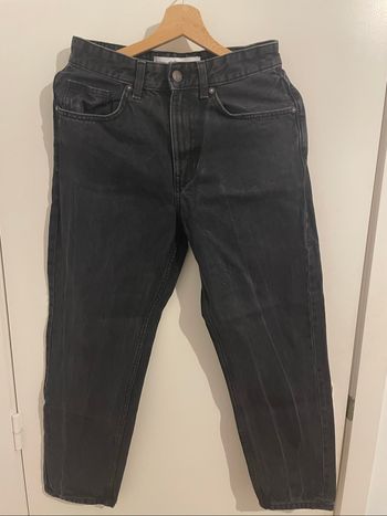 Jean noir délavé Bershka