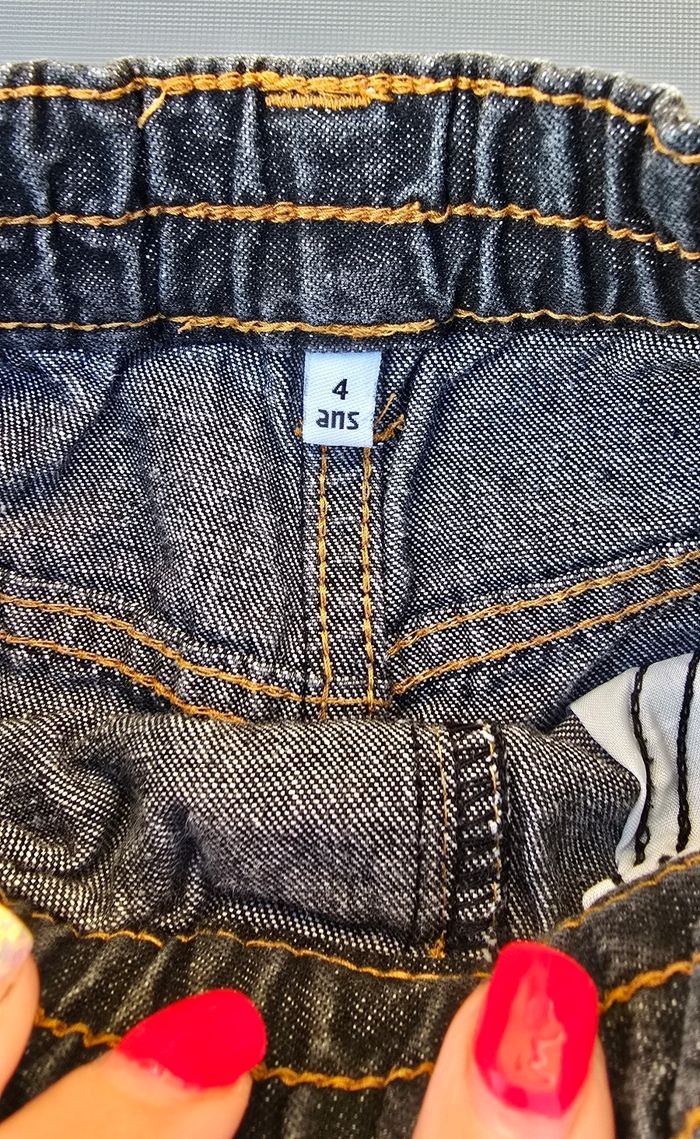 Pantalon jeans 4 ans garcon - photo numéro 3