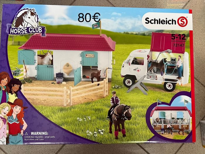 Schleich Visite vétérinaire à l'écurie (72147)