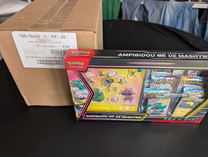 Pokémon case de 6 coffrets Ampibidou ex de mashynn