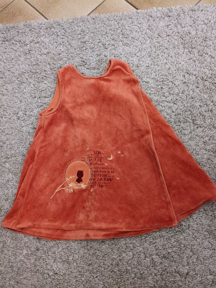 Robe chasuble en velours - photo numéro 3